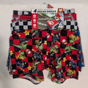 Mario Kart Med 8 Boys' Boxer Briefs Pack Of 4